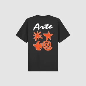 Elements Print T-Shirt Black