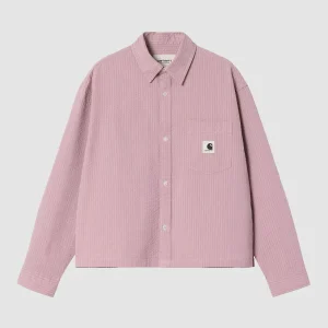 W' L/S Toland Shirt Tripe Pink Fog