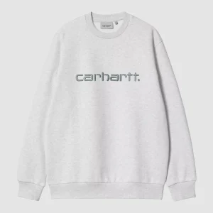 W' Carhartt Sweat Ash Heather / Citadel