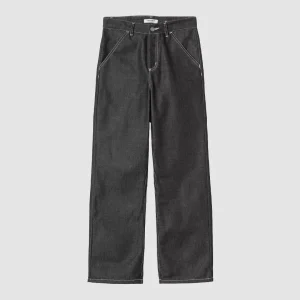 W' Simple Pant Black Rigid