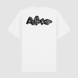 Blocks Print T-Shirt White