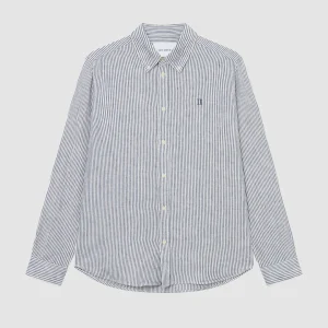 Kristian Linen BD Shirt Light Ivory / Blueprint