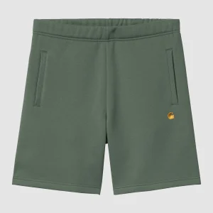 Chase Sweat Short Duck Green / Gold