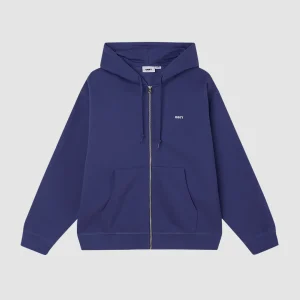 Established Works Bold Zip Hoodie Skipper Blue