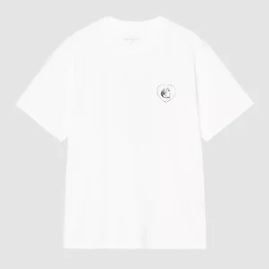 W' S/S Hearts Of Hartts T-Shirt White