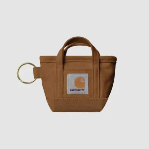 Mini Tote Bag Keychain Hamilton Brown