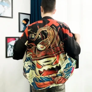Veste Kimono homme terreur ramen