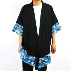 Veste Kimono longue pour homme – nami