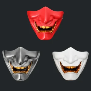 Demi masque japonais Hannya
