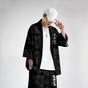 Ensemble haori et pantalon pour homme Ryu