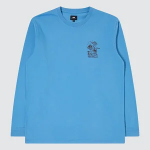 Agaric Village T-Shirt LS Parisian Blue