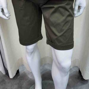 Bermuda Marine De Savoie en coton doux KAKI 05VF