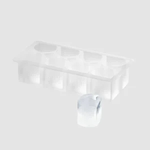 C Logo Ice Cube Tray Clear