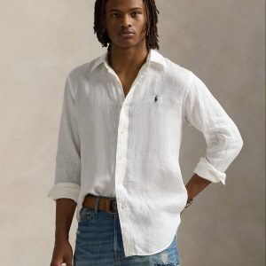 Chemise Ralph Lauren Slim Fit en lin 061Q