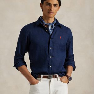 Chemise Ralph Lauren Slim Fit en lin 061R