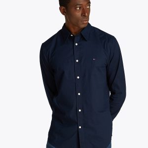 Chemise ajustée en popeline TH Flex 05XZ