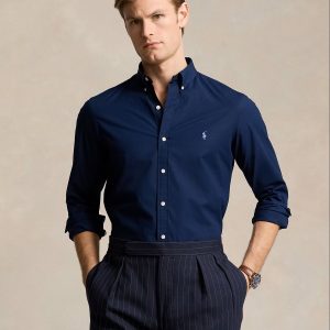 Chemise cintrée Ralph Lauren en popeline stretch 061W