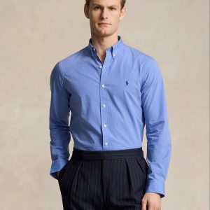 Chemise fil-à-fil Ralph Lauren cintrée stretch 061X