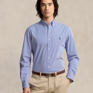 Chemise rayée RALPH LAUREN cintrée popeline stretch 05DE