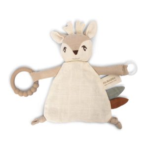 Doudou avec anneau de dentition – Faon