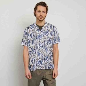 Chemisette EDEN PARK en lyocell imprimée exclusif feuilles 04QR