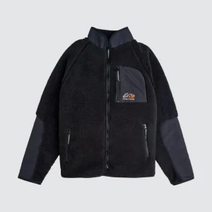 F&B Sherpa Fleece Jacket Black