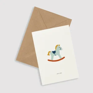 Greeting Card Rocking Horse