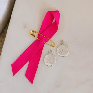 Paire de breloques Boobies - Collab Ken&Jame X Kitsch argent