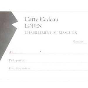 Achat bon cadeau LODEN (150€)