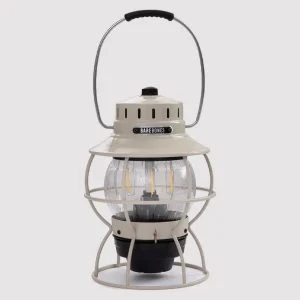 Railroad Lantern Vintage White