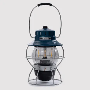 Railroad Lantern Ocean Blue