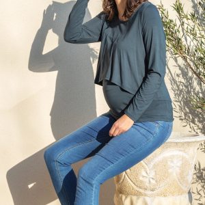 Tee-shirt de grossesse et d’allaitement forêt