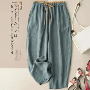 Pantalon sarouel japonais pour femme