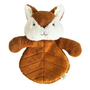 Doudou plat peluche renard – Cuivré