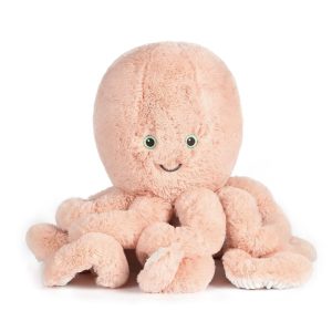 Doudou peluche poulpe – Rose 38 cm