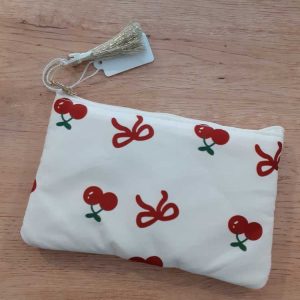 Petite pochette cerise