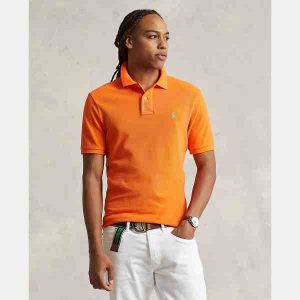 Polo RALPH LAUREN en coton piqué coupe cintrée 05CH