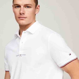 Polo TH coupe standard à liseré et logo 05H8