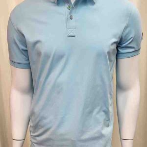 Polo manches courtes 100% coton doux Marine De Savoie 05VE