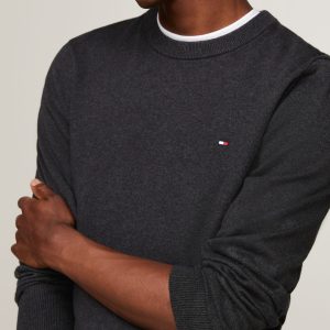 Pull TH à col ras-du-cou avec cachemire 065R