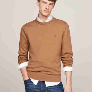 Pull TH avec cachemire à col ras-du-cou 05NJ