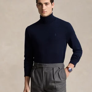 Pull à col roulé RALPH LAUREN en laine lavable 05U6