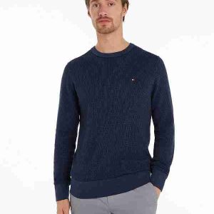 Pull bicolore TH avec du cachemire 05NW