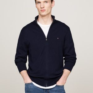 Pull zippé TH avec cachemire à col haut 05NQ