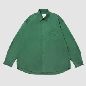 Relaxed Cotton Shirt Green
