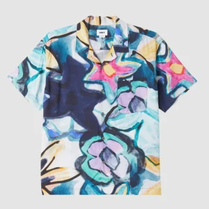 Requiem Woven Shirt Strong Blue Multi