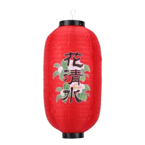 Lanterne en papier japonaise​​ eau pure et florale