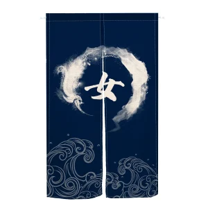 Noren japonais kanji femme