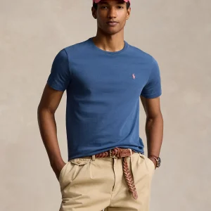 T-shirt RALPH LAUREN à col rond en jersey coupe ajustée 05S8
