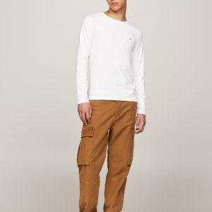 T-shirt TH ajusté en jersey à manches longues 066Q